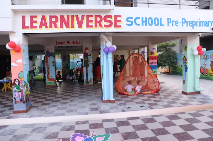 Learniverse School entrance and play area